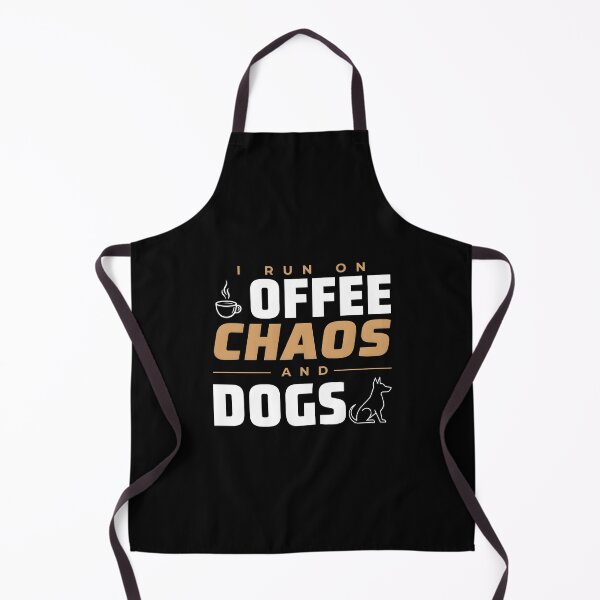 Item preview, I Run On Coffee, Chaos And Dogs Dog Mom Gift for Coffee Lovers designed and sold by Redgiant87x.