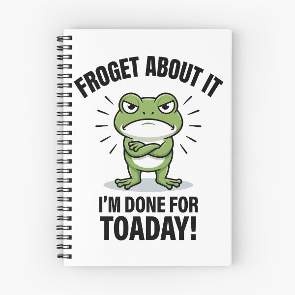Item preview, Froget About It – Funny Frog Pun designed and sold by JPees.