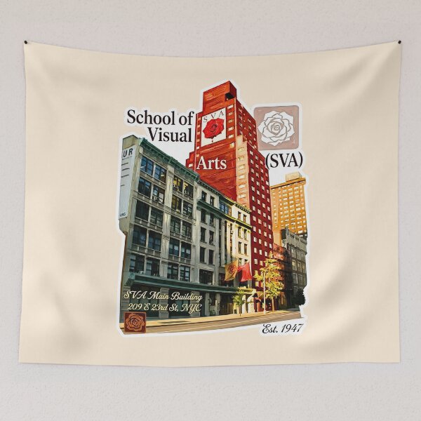 Item preview, Historic NYC Art School Main Building Oil Painting Style designed and sold by EvergreenPark - Tee Studio.