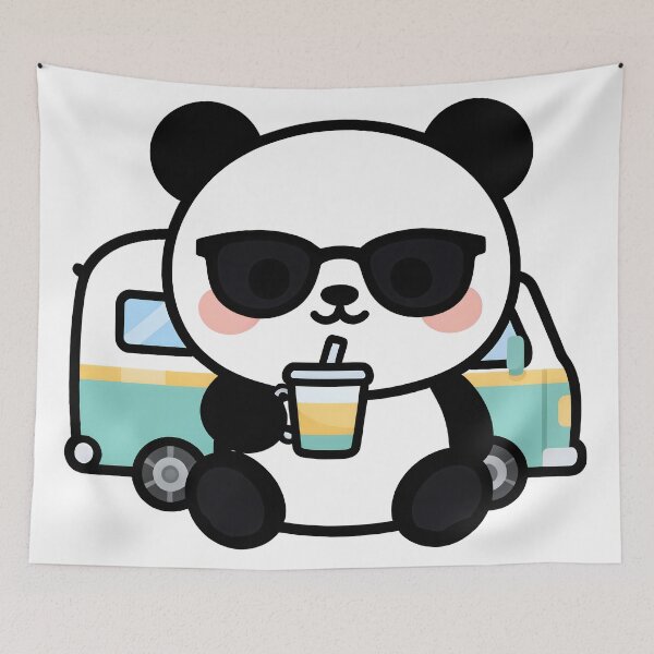 Item preview, Chill Panda-Vanlife designed and sold by Animal-Avenue.