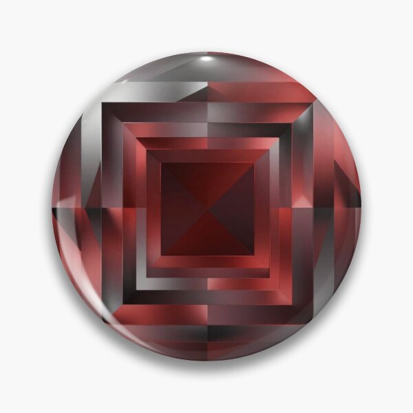 Item preview, Abstract Geometric Depth Art with Red Black Metallic Layers and Modern Optical Motion designed and sold by FotoworldEdel.