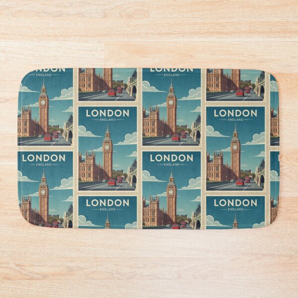Item preview, London Vintage Travel Art - Big Ben - England designed and sold by Wanderprintt.