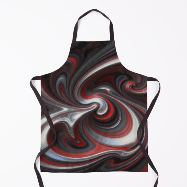 Item preview, Abstract Spiral Metal Art with Dynamic Red Black Motion and Modern Fluid Wave Design designed and sold by FotoworldEdel.