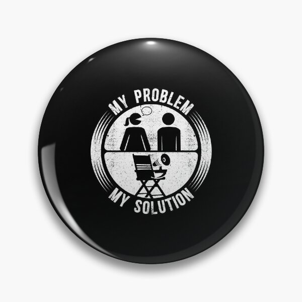 Item preview, Film Director My Problem My Solution Pictogram Dad designed and sold by tshirtconcepts.