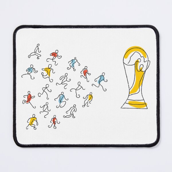 Item preview, Football Teams Racing for World Cup Trophy Design designed and sold by missbobbit.