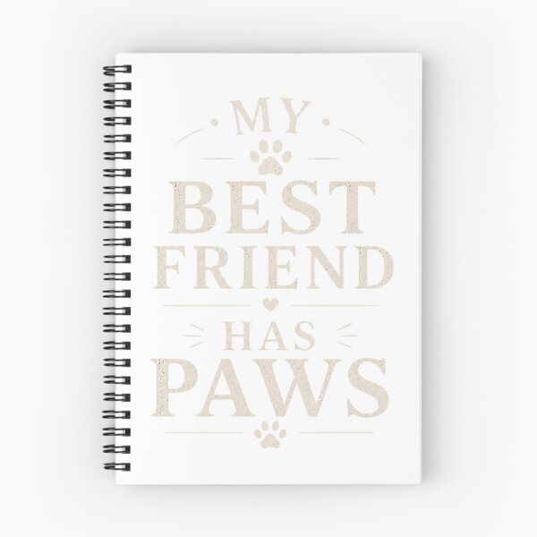 Item preview, My Best Friend Has Paws – Vintage Dog Lover Typography Design designed and sold by Mysthor-Designs.