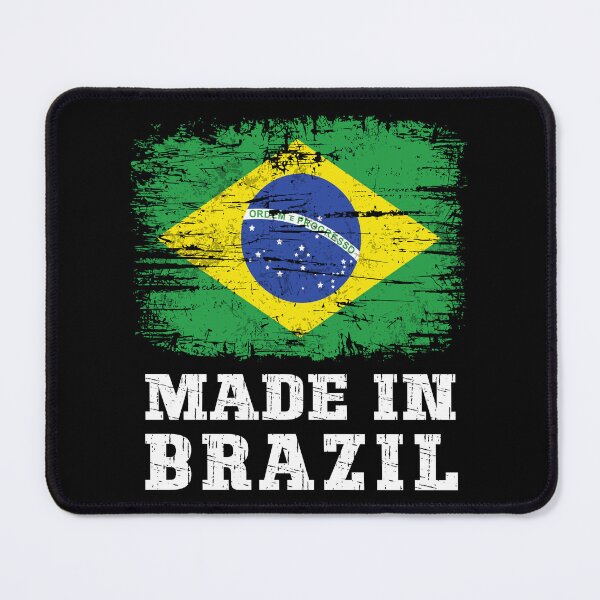 Item preview, Vintage Made in Brazil Distressed Brazilian Flag designed and sold by Dmetalx Art Apparel.