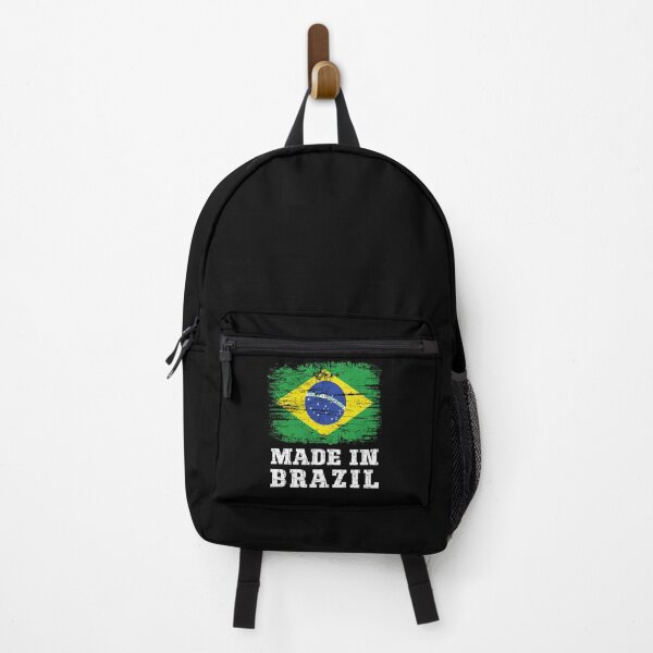 Item preview, Vintage Made in Brazil Distressed Brazilian Flag designed and sold by Dmetalx Art Apparel.