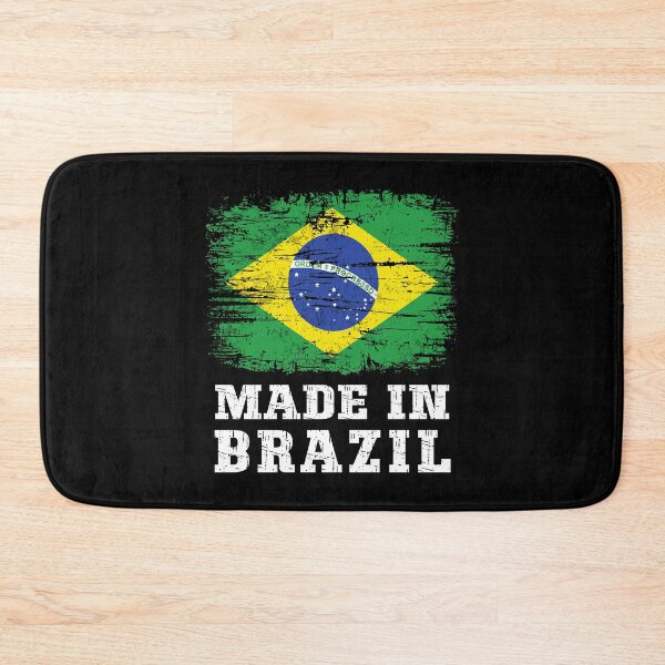 Item preview, Vintage Made in Brazil Distressed Brazilian Flag designed and sold by Dmetalx Art Apparel.