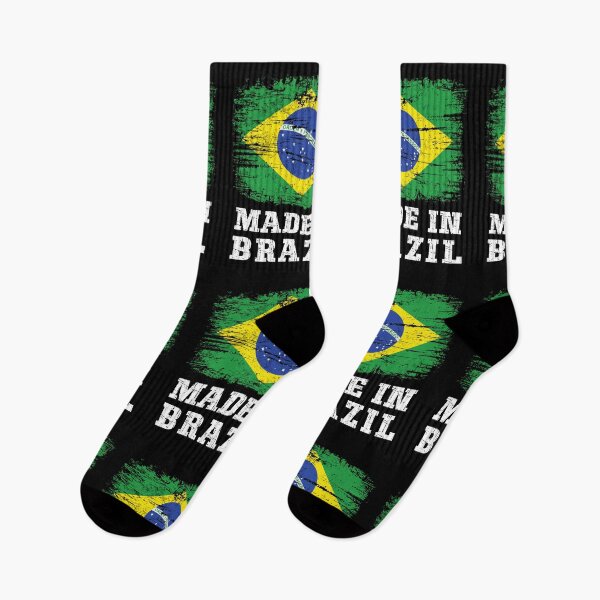 Item preview, Vintage Made in Brazil Distressed Brazilian Flag designed and sold by Dmetalx Art Apparel.