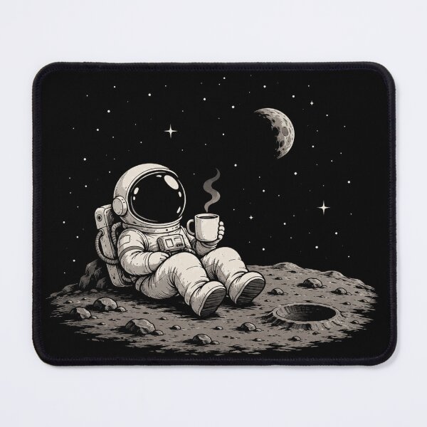 Item preview, Lost Astronaut Coffee Break designed and sold by JalwaWear.