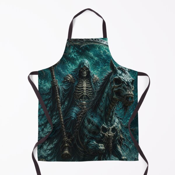 Item preview, Grim Reaper Death Rider on Undead Horse | Gothic Dark Fantasy Art designed and sold by DrakariArt.