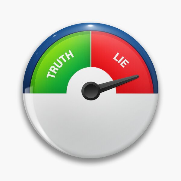 Item preview, Truth Meter – Professional Liar Detector Meme designed and sold by jeehh.