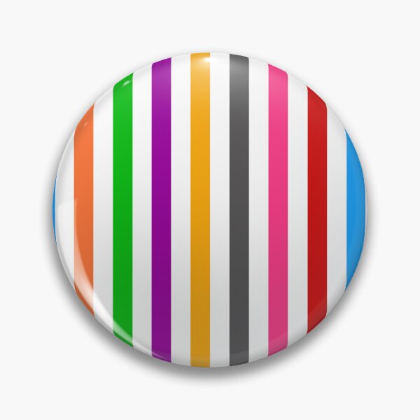 Item preview, Colorful Vertical Stripes Lines Pattern - White  designed and sold by PatternTitan.