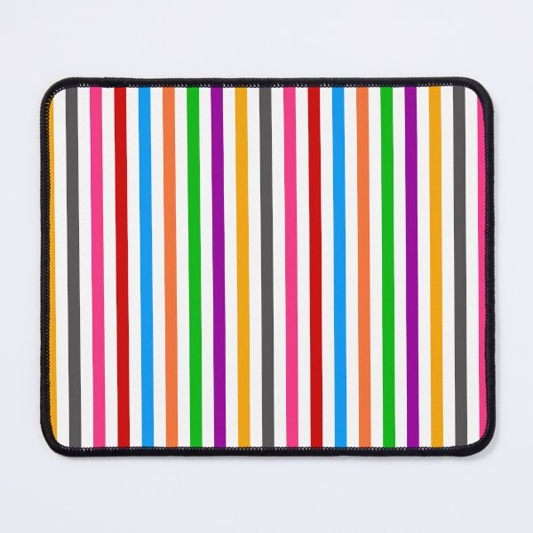Item preview, Colorful Vertical Stripes Lines Pattern - White designed and sold by PatternTitan.