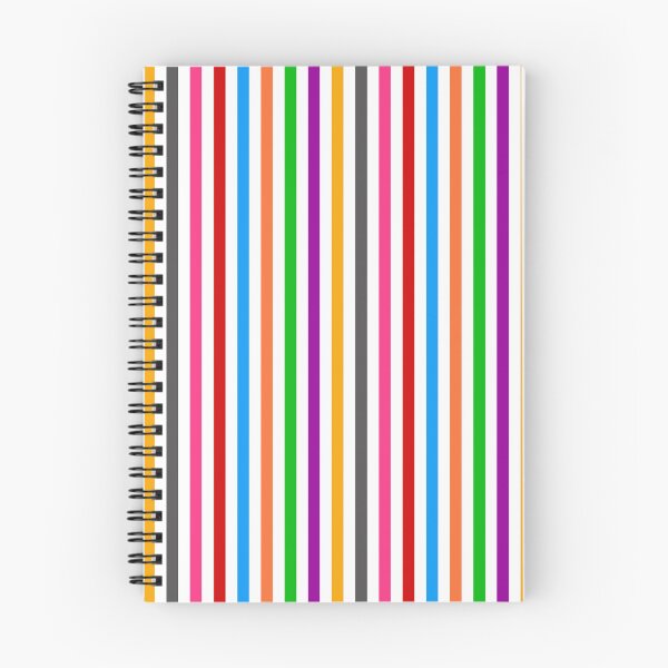 Item preview, Colorful Vertical Stripes Lines Pattern - White  designed and sold by PatternTitan.