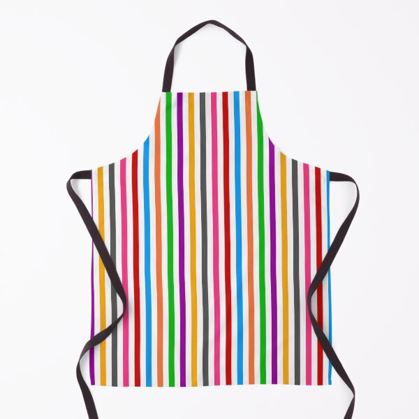 Item preview, Colorful Vertical Stripes Lines Pattern - White designed and sold by PatternTitan.