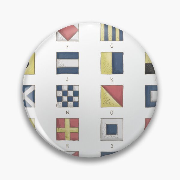 Item preview, Nautical Flag Alphabet designed and sold by Those Pencil Shavings.