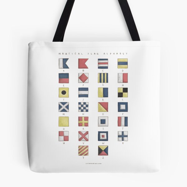Item preview, Nautical Flag Alphabet designed and sold by Those Pencil Shavings.