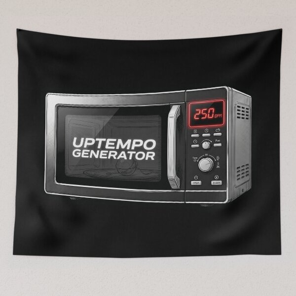 Item preview, Uptempo Generator 250 BPM Hardcore Techno Rave designed and sold by SPAZE-Typo.