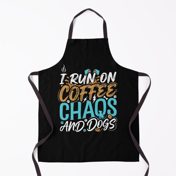 Item preview, I Run On Coffee, Chaos And Dogs Dog Dad Lifestyle Coffee designed and sold by Redgiant87x.