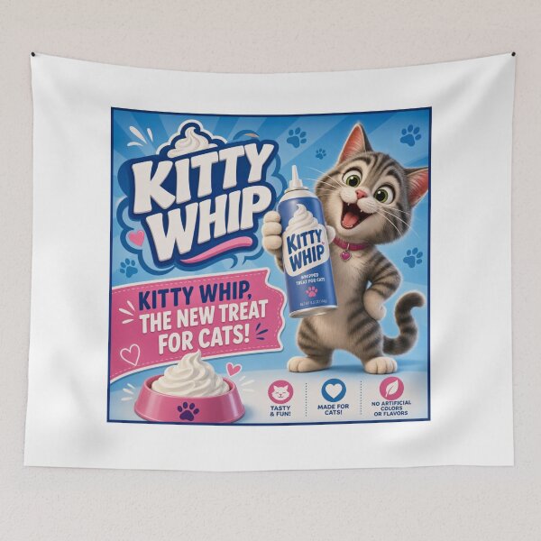 Item preview,   EVERMORE966 -KITTY WHIP, CAT HUMOR 1- FICTIOUS PRODUCT -SAINT JOSEPH, MICHIGAN U.S.A. designed and sold by V3GFX.