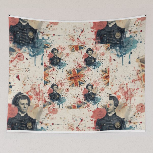 Item preview, Watercolor British Stamp Pattern designed and sold by lavanya11.