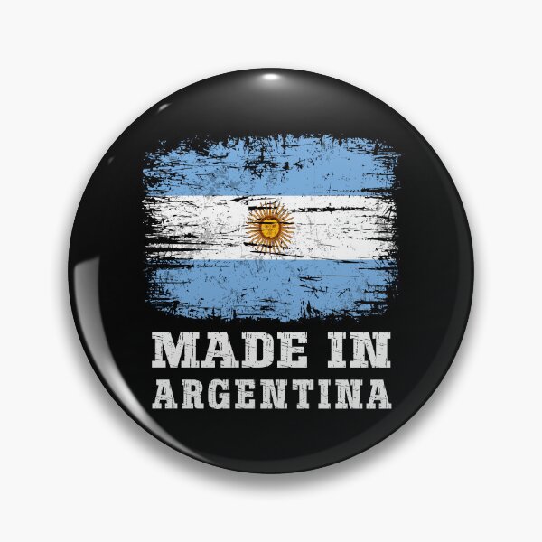 Item preview, Vintage Made in Argentina Distressed Argentine Flag designed and sold by Dmetalx Art Apparel.