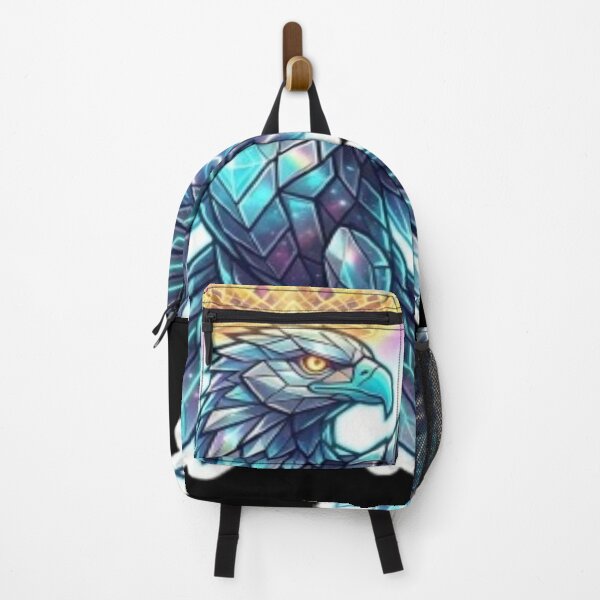 Item preview, Majestic Eagle with Crystalline Wings Illustration designed and sold by DailySparks.