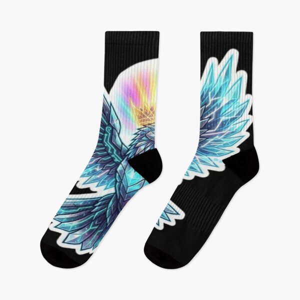 Item preview, Majestic Eagle with Crystalline Wings Illustration designed and sold by DailySparks.