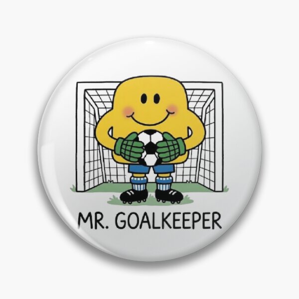 Item preview, Mr Goalkeeper Football Character Soccer Funny Yellow Sports World Cup Fifa Comic Book Cartoon designed and sold by SamiraArts.
