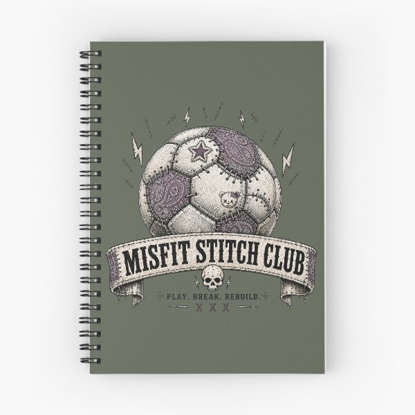 Item preview, Misfit Stitch Club Soccer Ball designed and sold by mikawaya studio.