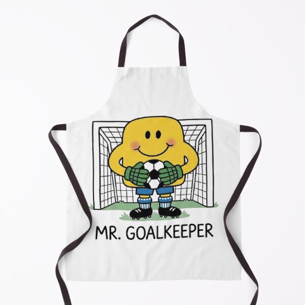 Item preview, Mr Goalkeeper Football Character Soccer Funny Yellow Sports World Cup Fifa Comic Book Cartoon designed and sold by SamiraArts.