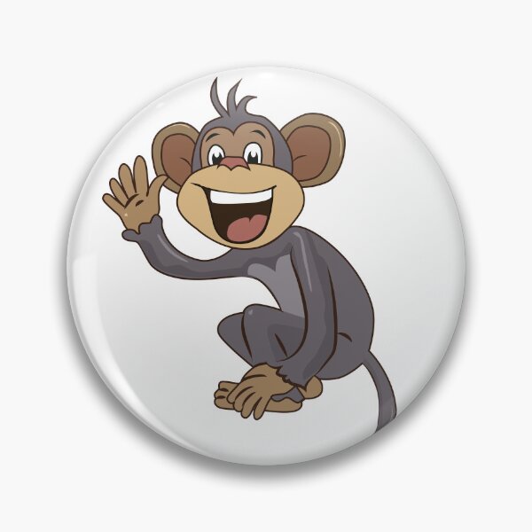 Item preview, Cute Smiling Monkey Illustration designed and sold by maulaniism.