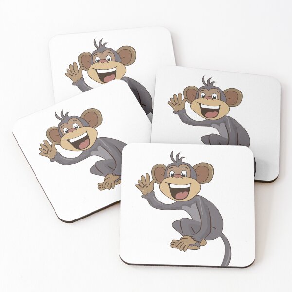 Item preview, Cute Smiling Monkey Illustration designed and sold by maulaniism.