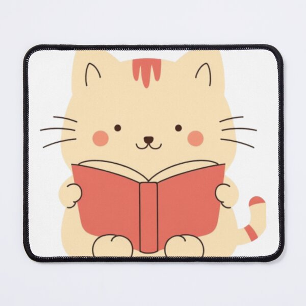 Item preview, Cute cat reading a book designed and sold by LstpStudio-Art.