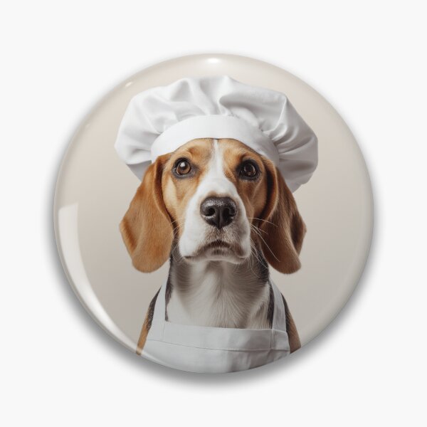 Item preview, Funny Beagle Dog Chef Realistic Animal Cooking Humor Art designed and sold by LazyOwlStore.