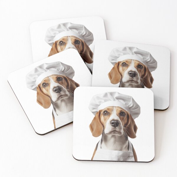 Item preview, Funny Beagle Dog Chef Realistic Animal Cooking Humor Art designed and sold by LazyOwlStore.