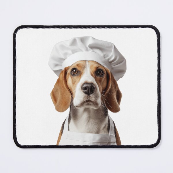 Item preview, Funny Beagle Dog Chef Realistic Animal Cooking Humor Art designed and sold by LazyOwlStore.