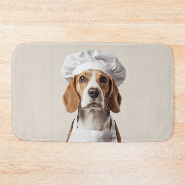 Item preview, Funny Beagle Dog Chef Realistic Animal Cooking Humor Art designed and sold by LazyOwlStore.