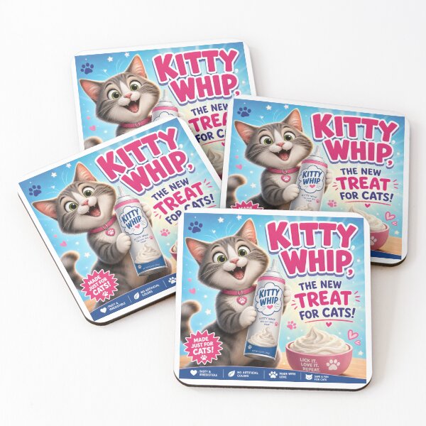 Item preview, EVERMORE966 -KITTY WHIP, CAT HUMOR 3- FICTIOUS PRODUCT -SAINT JOSEPH, MICHIGAN U.S.A. designed and sold by V3GFX.