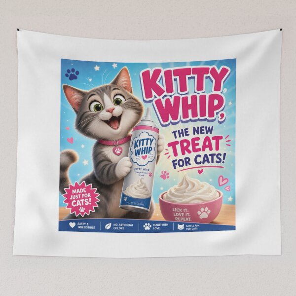 Item preview, EVERMORE966 -KITTY WHIP, CAT HUMOR 3- FICTIOUS PRODUCT -SAINT JOSEPH, MICHIGAN U.S.A. designed and sold by V3GFX.