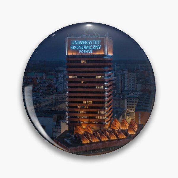 Item preview, Poznan University of Economics Altum Night Skyscraper designed and sold by Wild Hare.