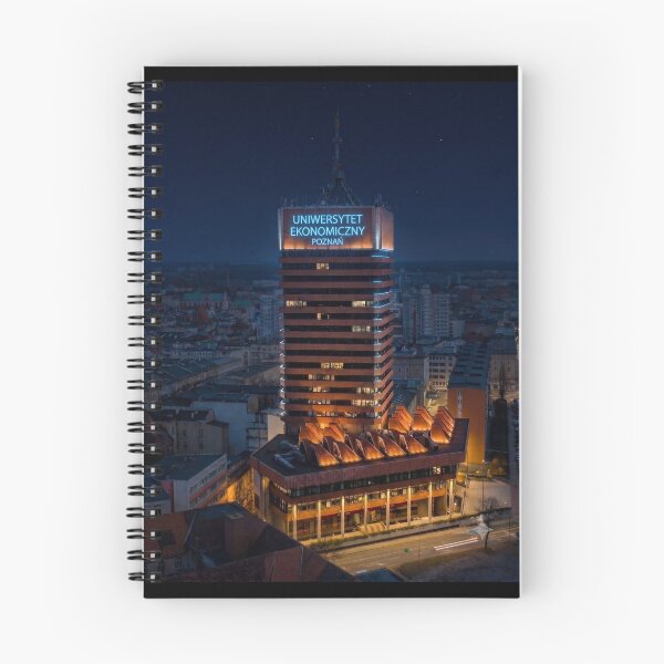 Item preview, Poznan University of Economics Altum Night Skyscraper designed and sold by Wild Hare.