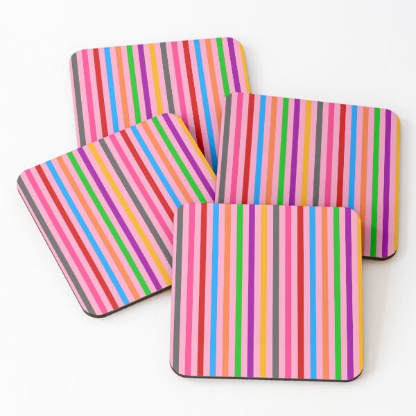 Item preview,  Colorful Vertical Stripes Lines Pattern - Pink  designed and sold by PatternTitan.