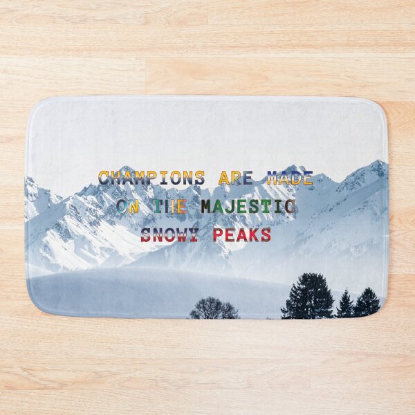 Item preview, Champions are Made on the Majestic Snowy Peaks #4 designed and sold by Holy JM Designs.