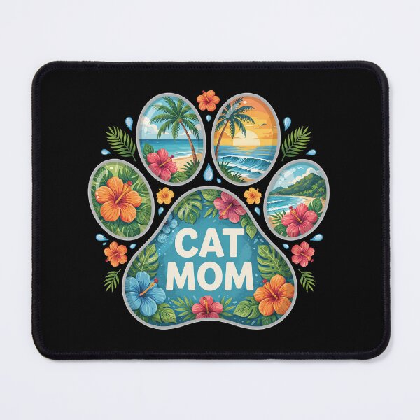 Item preview, Tropical Cat Mom paw designed and sold by jkrphoto.