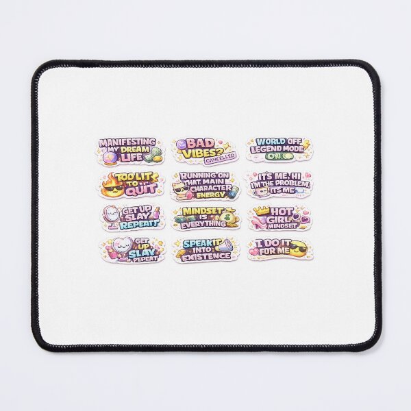 Item preview, Trendy Motivational Aesthetic Quote Sticker Sheet designed and sold by kumuda19.