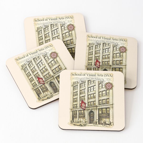 Item preview, SVA Fine Arts Building Vintage Etching Art designed and sold by EvergreenPark - Tee Studio.