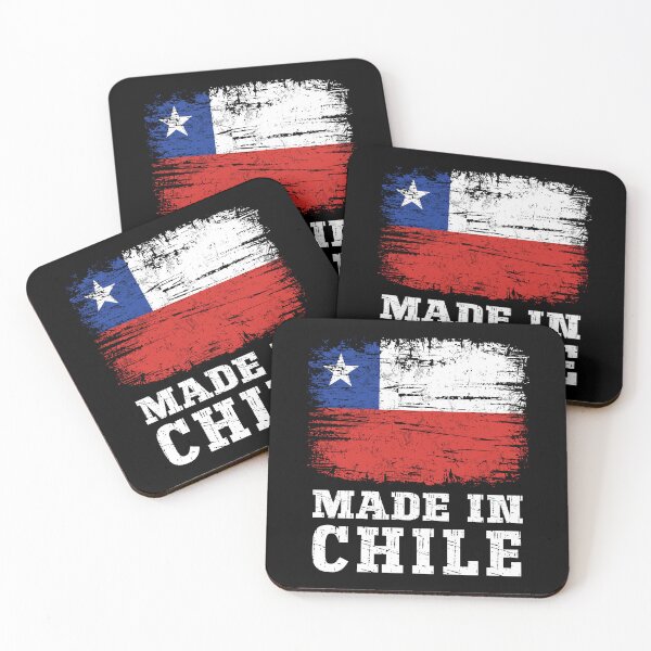 Item preview, Vintage Made in Chile Distressed Chilean Flag designed and sold by Dmetalx Art Apparel.